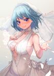  dress kurono_kurumu no_bra rosario_+_vampire sakumichi wedding_dress 