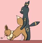  all_fours ambiguous_gender ambiguous_penetration blush bodily_fluids cum doggystyle duo eevee eeveelution feral from_behind_position genital_fluids male male/ambiguous nintendo penetration pok&eacute;mon pok&eacute;mon_(species) raian sex umbreon video_games 