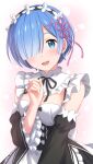  maid re_zero_kara_hajimeru_isekai_seikatsu rem_(re_zero) sekina tagme 