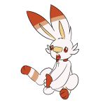  balls feral lagomorph lol_comments male mammal masturbation nintendo penile_masturbation penis pok&eacute;mon pok&eacute;mon_(species) posexe scorbunny simple_background solo video_games white_background 