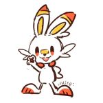  ambiguous_gender anthro bandage biped huiro lagomorph mammal nintendo pok&eacute;mon pok&eacute;mon_(species) scorbunny video_games 