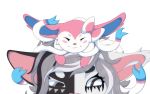  :3 anthro anu_and_syl black_fur blush bow chimerism domestic_cat eeveelution felid feline felis fluffy fur happy maine_coon mammal nintendo pink_fur pok&eacute;mon pok&eacute;mon_(species) ribbons smile sylveon takahiroreta video_games white_fur 