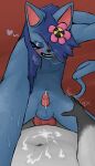 &lt;3 2021 accessory anal anal_penetration animal_genitalia animal_penis anthro atomic_cat atomic_cat_(character) ball_tuft balls belly big_belly blue_body blue_fur blue_hair blush bodily_fluids canid canine canine_penis canis chest_tuft cowgirl_position cum cum_drip cum_on_stomach domestic_cat dominant_pov domination dripping duo eyelashes eyeshadow felid feline feline_penis felis first_person_view flat_chested flower flower_in_hair from_front_position fur genital_fluids genitals grey_body grey_fur gynomorph gynomorph/gynomorph h_(character) hair hair_accessory hairclip half-erect hands_on_legs hi_res intersex intersex/intersex knot lube makeup mammal mascara nonbinary_(lore) on_bottom on_top overweight overweight_gynomorph overweight_intersex penetration penis plant radiation_symbol sex sheath simple_background spiked_penis spikes spikes_(anatomy) sweat trans_(lore) trans_woman_(lore) tuft wolf 