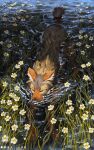  10:16 2021 ambiguous_gender canid canine canis coyote day detailed_background digital_media_(artwork) feral fur hi_res mammal outside partially_submerged solo tan_body tan_fur wavyrr 