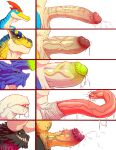  2021 anthro big_penis bird_wyvern black_body black_scales blue_body blue_scales bodily_fluids brachydios brute_wyvern capcom comparison elder_dragon eyeless flying_wyvern genital_fluids genitals group hi_res horn humanoid_genitalia humanoid_penis khezu long_penis male monster_hunter multicolored_body multicolored_scales nergigante penile_spines penis penis_lineup precum prehensile_penis pupils red_body red_eyes red_scales retracted_foreskin saliva scales serex sharp_teeth simple_background slit_pupils stripes tan_body tan_scales tapering_penis teeth thick_penis tigrex unusual_genitalia unusual_penis vein veiny_penis velociprey video_games yellow_body yellow_eyes yellow_scales 