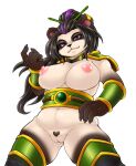  &lt;3 &lt;3_pubes 2021 4_fingers absurd_res accessory anthro areola armor aya_blackpaw beckoning belt big_breasts black_body black_fur black_hair black_nose blizzard_entertainment boots bracers breasts choker clothing ear_piercing erect_nipples female fingers footwear fur gesture hair hair_accessory hair_sticks hand_on_hip hearthstone hi_res highlights_(coloring) jewelry legwear long_hair looking_at_viewer mammal menhou multicolored_body multicolored_fur necklace nipples pandaren pauldron piercing pubes purple_eyes purple_highlights simple_background smile solo spread_legs spreading standing thick_thighs thigh_boots thigh_highs two_tone_body two_tone_fur ursid video_games warcraft white_background white_body white_fur 