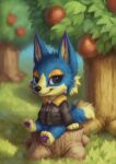  animal_crossing anthro canid canine canis clothing fur male mammal nintendo silverfox5213 solo video_games wolf wolfgang_(animal_crossing) 