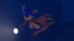  3d_(artwork) anthro bubble canid canine carmelita_fox cave danil4h digital_media_(artwork) female flashlight fox freediving hi_res holding_breath mammal nude sly_cooper_(series) solo sony_corporation sony_interactive_entertainment source_filmmaker sucker_punch_productions underwater video_games water 