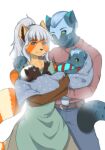  absurd_res ailurid anthro baby blue_body blue_fur family_photo father father_and_child felid female fur ghost_(hunterx90) hi_res hybrid male male/female mammal mother mother_and_child nava_(hunterx90) neon_fur nomming pantherine parent parent_and_child pose red_panda roxyhana snow_leopard tired_eyes wrapped_up young 