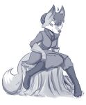  2021 5_fingers anthro canid canine clothed clothing digital_media_(artwork) female fingers fox fur hair hi_res infinitedge2u mammal sitting smile solo 