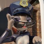  1:1 3d_(artwork) 4_fingers anthro casual_exposure clothed clothing crop_top digital_media_(artwork) disney ear_piercing ear_ring eyewear female fingers flat_chested fur glasses hi_res judy_hopps lagomorph leporid mammal multicolored_body multicolored_fur nipple_piercing nipple_ring nipples paws piercing pochemu police police_badge police_hat police_uniform purple_eyes rabbit rubber shirt smile solo sunglasses tongue tongue_out tongue_piercing topwear translucent two_tone_body two_tone_fur uniform vehicle zootopia 
