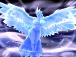 absurd_res anivia_(lol) anthro areola avian beak bird bludraconoid blue_body breasts female genitals hi_res league_of_legends mythological_avian mythology nude pussy riot_games solo