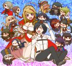  6+boys 6+girls ahoge akamatsu_kaede alternate_costume amami_rantaro anger_vein antenna_hair armlet armor ascot bandaged_arm bandages bead_necklace beads beard belt belt_buckle black_armor black_belt black_bow black_cape black_dress black_eyes black_footwear black_gloves black_hair black_headwear black_mask black_panties black_pants black_pantyhose black_thighhighs black_vest blonde_hair bloomers blue_background blue_cape blue_hair blue_jacket blue_pants blue_pantyhose blue_robe blunt_bangs blush_stickers boots bow bowtie braid breastplate breasts brooch brown_belt brown_hair brown_pants brown_vest buckle buttons cape center_opening chabashira_tenko chest_belt chibi chibi_inset chibi_on_head cigarette cleavage clenched_hand closed_mouth coat coattails collar collared_shirt collared_vest corset crossed_legs crown_braid dagger danganronpa_(series) danganronpa_v3:_killing_harmony dark-skinned_female dark_skin demon_horns dress epaulettes everyone eyelashes facial_hair feather_hair_ornament feathers fist_pump floral_background flower flying_sweatdrops frilled_dress frilled_sleeves frills from_behind full_body furrowed_brow gears glasses gloves gokuhara_gonta gold_footwear gradient_background gradient_legwear green_hair grey_footwear grey_hair grey_headwear grey_pants grey_sleeves hair_between_eyes hair_bow hair_bun hair_flower hair_ornament hair_over_one_eye hair_ribbon hair_scrunchie hairband hairclip hand_on_another&#039;s_shoulder hand_on_own_head hand_on_own_hip hand_on_own_leg hand_tattoo hands_on_own_cheeks hands_on_own_face harukawa_maki hat high_collar highres holding holding_cigarette holding_dagger holding_hands holding_knife holding_stuffed_toy holding_weapon hood hood_down hooded_robe horns hoshi_ryoma huge_ahoge iruma_miu jacket jewelry k1-b0 kneeling knife large_breasts layered_dress light_blush long_dress long_hair long_sleeves looking_at_another low_twintails mask medium_hair messy_hair midriff military_uniform momota_kaito mouth_hold mouth_mask multiple_boys multiple_girls multiple_hair_bows navel necklace necktie o_o oma_kokichi on_head open_clothes open_jacket open_mouth orange_bow outstretched_arm panties pants pantyhose pink_flower polka_dot polka_dot_bow purple_background purple_coat purple_eyes purple_hair purple_headwear red_bow red_bowtie red_cape red_collar red_corset red_dress red_flower red_horns red_jacket red_necktie red_ribbon red_rose red_skirt red_sleeves ribbon robe rose saihara_shuichi sandals scrunchie see-through see-through_legwear see-through_skirt see-through_sleeves shinguji_korekiyo shirogane_tsumugi shirt shoes short_dress short_hair side_ponytail simple_background single_side_bun sitting skirt sleeveless sleeveless_jacket smile smoking socks solid_eyes sparkle spiked_hair star_brooch stitched_face stitches stuffed_toy tassel tattoo teeth thigh_belt thigh_strap thighhighs tojo_kirumi top_hat triangle_mouth twintails two-sided_cape two-sided_fabric underwear uniform upper_teeth_only v-neck very_long_hair very_short_hair vest wavy_mouth weapon white_ascot white_bloomers white_dress white_jacket white_robe white_shirt white_sleeves white_socks white_wrist_cuffs wide_sleeves wrist_cuffs yellow-framed_eyewear yellow_eyes yellow_hairband yellow_jacket yellow_ribbon yonaga_angie yumaru_(marumarumaru) yumeno_himiko 