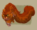 artist_wilddustt claws domestic_cat felid feline felis female feral fur green_eyes mammal orange_body orange_fur solo squirrelflight_(warriors) warriors_(book_series)