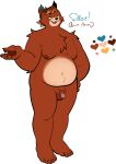 2023 2_horns 5_toes anthro arm_tuft balls bear belly_tuft blonde_highlights blue_body blue_fur brown_body brown_fur brown_hair brown_nipples brown_pawpads character_name cheek_tuft chest_tuft color_swatch crotch_tuft dark_nipples dipstick_ears english_text facial_tuft feet flaccid fur genitals green_eyes hair highlights_(coloring) horn magnetiorchid male mammal model_sheet moobs multicolored_ears navel nipples nonbinary_(lore) nude open_mouth overweight overweight_male pawpads penis sharp_teeth shoulder_tuft simple_background solairi_(onefattycatty) solo standing tan_body tan_fur teeth text toes tuft white_background