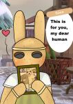 absurd_res animal_crossing anthro anykoe bodily_fluids breasts clothing coco_(animal_crossing) dialogue female footwear genital_fluids heart_symbol hi_res lagomorph leporid looking_at_viewer mammal nintendo photo photo_background photography_(artwork) plushie rabbit rock signature socks solo text vaginal_fluids