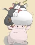  belly big_(disambiguation) cait_sith_(ff7) heavy kazutti overweight slightly_chubby weight_gain 
