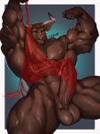  2024 abs anthro areola balls barazoku beard biceps big_balls big_muscles big_penis blue_background border bovid bovine cattle ear_piercing ear_tag erection eyebrows facial_hair facial_piercing flexing fur genitals grey_border hair hi_res horn huge_balls huge_muscles huge_penis huge_thighs humanoid_genitalia humanoid_penis looking_at_viewer male mammal manly muscular muscular_anthro muscular_male navel nipples nose_piercing nose_ring nude obliques oldshep pecs penis piercing quads ring_piercing serratus signature simple_background sitting smile solo thick_penis thick_thighs translucent triceps tuft vein 