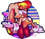  anthro big_breasts breasts bunny_costume clothing cosmicpussycat costume female hi_res lagomorph leporid mammal mature_anthro mature_female playboy playboy_bunny playboy_outfit rabbit sonic_the_hedgehog_(series) vanilla_the_rabbit 