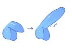  balls becoming_erect blue_body blue_skin conditional_dnp disembodied_penis foreskin genitals humanoid humanoid_genitalia humanoid_penis inkplasm male penis small_penis solo uncut 