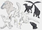  2024 absurd_res ambiguous_gender archaeopteryx biped black_body black_feathers claws dinosaur dromaeosaurid feathered_dinosaur feathered_scalie feathers feral hi_res kaburion open_mouth reptile scalie sharp_teeth solo tail teeth theropod velociraptor white_body white_feathers yellow_eyes yutyrannus 