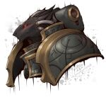  anthro armor champion chaos headshot_portrait kredri machine male marine original_character portrait power_armor solo warhammer_(franchise) warhammer_40000 
