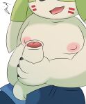 absurd_res anthro bandai_namco belly bottomwear clothed clothing digimon digimon_(species) gargomon genitals hi_res male nipples open_bottomwear open_clothing open_pants pants paws penis solo zwll 