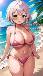  1girl ai-generated bad_source blush highres looking_at_viewer outdoors thighs xceed 