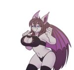  alien_catmint animated anthro bat big_breasts blue_eyes breasts cleavage_cutout cutout dancing female hair hi_res hybrid lazy_fangs long_hair mammal reptile sad_cat_dance scalie snake solo viper wings 