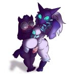  absurd_res anthro balls blue_nipples blush bodily_fluids bovid breasts butt caprine cum cum_in_pussy cum_inside cum_leaking deltarune duo eyewear female fuzefurry genital_fluids genitals glasses goat hi_res hooves kindred_(lol) lamb_(lol) larger_female league_of_legends male male/female mammal mask nipples penis pussy ralsei riot_games sheep size_difference smaller_male tagme video_games 