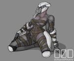  absurd_res alien armor breasts camel_toe clothed clothing destiny_(video_game) eliksni female hi_res humanoid multi_arm multi_eye multi_limb nipples_visible_through_clothing object0fdesire skimpy solo wraps 