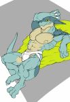  abs anthro barazoku bean_bag biceps bulge claws clothing dagantfus_(artist) digital_media_(artwork) digitigrade dragon jockstrap lying male mostly_nude muscular muscular_male navel nipples on_back pecs reclining scalie simple_background sitting smile solo underwear yellow_sclera 