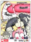  absurd_res anthro balls belly big_belly big_breasts blush bodily_fluids bovid breast_milking breasts butt canid canine canis caprine cervical_penetration clothed clothing comic cum cum_inflation cum_inside digital_media_(artwork) duo english_text erection female female_penetrated fur genital_fluids genitals hair hi_res inflation lactating male male/female male_penetrating male_penetrating_female mammal neo_geppetto nipples nude overweight overweight_female penetration penile penile_penetration penis penis_in_pussy pussy remi_(neo_geppetto) sex sheep simple_background slightly_chubby text thick_thighs vaginal vaginal_penetration wide_hips wolf 