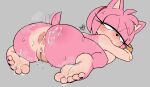 2024 a1x1az amy_rose anthro anus bent_over blue_eyes bodily_fluids breasts butt cross-eyed cum cum_in_ass cum_in_pussy cum_inside cum_on_feet eulipotyphlan eyelashes feet female genital_fluids genitals green_eyes half-closed_eyes hedgehog hi_res looking_at_viewer lying mammal musk musk_clouds narrowed_eyes nipples nude nude_anthro on_front pink_anus pussy rear_view sega signature solo sonic_the_hedgehog_(series) sweat tail tail_motion tailwag thick_thighs vaginal