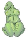  anthro big_breasts breasts female nipples scalie solo thick_thighs yamagah 