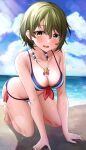  bikini cleavage landel nanakusa_nichika swimsuits the_idolm@ster the_idolm@ster_shiny_colors wet 