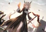  arknights horns mirufuaa short_hair tagme tail talulah_(arknights) 