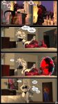3d_(artwork) absurd_res animal_humanoid anthro big_breasts breasts butt canid canine canis clothed clothing comic comic_panel digital_media_(artwork) dobermann_(petruz) domestic_dog dragon dragon_humanoid duo english_text female female/female hellhound_(petruz) hi_res humanoid husky mammal mythological_creature mythological_scalie mythology nipples nordic_sled_dog nude petruz_(copyright) scalie solo source_filmmaker_(artwork) spitz tail text underwear verbalblade