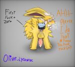 anal anal_penetration animal_genitalia animal_penis anus balls bodily_fluids butt canine_genitalia canine_penis cum cum_inside duo eeveelution erection feral feral_penetrated generation_1_pokemon genital_fluids genitals hi_res jolteon knot knotted_penis lenses male male/male male_penetrated male_penetrating male_penetrating_male nintendo oliver_lycanroc penetration penis pokemon pokemon_(species) quadruped sex zorasorata_(character)