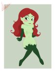  breasts dc_comics dc_super_hero_girls female genitals green_body green_skin hair hi_res humanoid humanoid_pointy_ears liliater_(artist) long_hair nipples not_furry poison_ivy pussy solo 