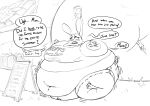  anthro belly big_belly blueberry_inflation blush bodily_fluids bonnie_hopps buckteeth clothed clothing daughter dialogue disney duo expansion female fur growth_lines hi_res hyper_inflation immobile inflation judy_hopps lagomorph leporid lowkey mammal mother mother_and_child mother_and_daughter open_mouth parent parent_and_child paws rabbit reluctant round_body spherical_inflation sweat sweatdrop tailwag teeth text text_on_clothing text_on_topwear tight_clothing topwear worried_expression zootopia 