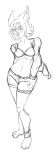  2020 absurd_res anthro biped black_and_white bottomwear clothed clothing curvy_figure digital_drawing_(artwork) digital_media_(artwork) domestic_cat feet felid feline felis female full-length_portrait fur guide_lines hair hi_res itzurhyka_durtti_(artist) jacket jojo&#039;s_bizarre_adventure looking_at_viewer maine_coon mammal monica_(king_pangolin) monochrome pants paws pointy_hair portrait pose shorts simple_background sketch solo tailless topwear unfinished white_background 