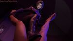 boots clothed_female_nude_male domination femdom footjob forced highres marvel nude psylocke self-upload 