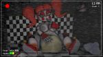  bodily_fluids bootypatootie circus_baby_(fnaf) diaper drooling female five_nights_at_freddy&#039;s genital_fluids hand_in_mouth hand_on_diaper looking_seductive saliva security_camera sitting solo solo_focus spread_legs spreading sultry_gaze tongue touching_diaper urine video_games watersports wet_diaper wetting 