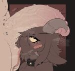 2025 aliasing anthro ball_lick balls band-aid band-aid_on_face bandage bandage_on_face beth_(keeb) big_balls big_penis black_body black_fur blush blushing_profusely bodily_fluids bovid brown_body brown_fur brown_spots caprine caprine_demon casey_(clementyne) clementyne collar collar_only demon digital_media_(artwork) duo eyeshadow female fur genital_fluids genitals glowing glowing_eyes goat goat_demon half-closed_eyes hi_res horn huge_balls huge_penis hyper hyper_genitalia hyper_penis imminent_sex licking long_tongue looking_at_another looking_pleasured makeup male male/female mammal musk musky_balls musky_penis narrowed_eyes nude oral penile_spines penis penis_awe penis_on_face precum saggy_balls saliva saliva_on_tongue saliva_string sex shaking simple_background spots studded_collar studs sweat throbbing throbbing_penis tongue trembling vein veiny_penis wet_tongue yellow_eyes