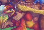  2021 absurd_res anthro asphyxiation avian banjo-kazooie banjo_(banjo-kazooie) beak bird bird_feet blush bodily_fluids breasts brown_body brown_fur choking dimwitdog duo feathers female female_penetrated fur genital_fluids genitals green_eyes hi_res kazooie larger_anthro larger_male male male/female male_penetrating male_penetrating_female mammal multicolored_body multicolored_feathers multicolored_fur nipples penetration penile penile_penetration penis penis_in_pussy pussy_juice rareware red_body red_feathers size_difference smaller_anthro smaller_female smaller_penetrated tan_body tan_fur two_tone_body two_tone_feathers two_tone_fur ursid vaginal vaginal_penetration video_games yellow_body yellow_feathers 