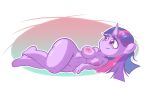  areola breasts equid equine female friendship_is_magic horn lying mammal my_little_pony nipples nude on_side snus-kun solo twilight_sparkle_(mlp) unicorn wide_hips 