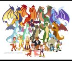 2018 accessory activision agent_9 anthro armor avian bag bear bianca_(spyro) bird blink_the_mole bracelet cheetah clothing cynder cyril_(spyro) digital_media_(artwork) dragon elora ember_(spyro) eulipotyphlan eyewear fairy faun_(spyro) felid feline female feral flame_(spyro) glasses group gun haplorhine headgear helmet hi_res hunter_(spyro) ignitetheblaize ignitus jewelry kangaroo lagomorph larger_male leporid macropod male mammal marsupial mole_(animal) moneybags_(spyro) monkey multiple_poses mythological_creature mythological_scalie mythology necklace nestor_(spyro) penguin pose primate rabbit ranged_weapon scalie signature size_difference spyro_the_dragon tail terrador titan_(spyro) volteer weapon wings yeti zoe_(spyro)