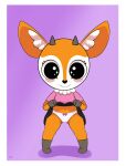  &lt;3 aggressive_retsuko antelope anthro black_bottomwear black_clothing black_skirt blush bottomwear bovid bow_panties clothed clothing clothing_lift female fur gazelle heart_nose hi_res konami_yung looking_at_viewer mammal multicolored_body multicolored_fur navel orange_body orange_fur panties pink_clothing pink_shirt pink_topwear sanrio shirt skirt skirt_lift small_horns smile solo sparkly_eyes topwear tsunoda underwear white_body white_fur 