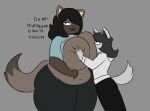  age_difference anthro belly big_breasts breast_grab breast_suck breasts brown_body brown_fur canid canine clothing curvy_figure duo female fisher_(animal) fur grey_body grey_fur gulonine hand_on_breast josel larger_female male male/female mammal mature_female mustelid musteline nayara_([josel]) older_female overweight size_difference sketch smaller_male sucking thick_thighs voluptuous wide_hips younger_male 